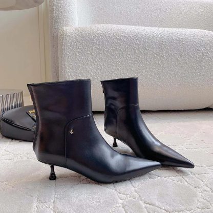 Jimmy Choo Women Cycas Ankle Boot 50 Black Nappa Leather Ankle Boots - 图片 4