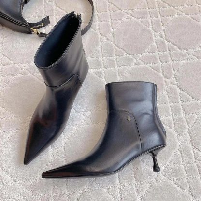 Jimmy Choo Women Cycas Ankle Boot 50 Black Nappa Leather Ankle Boots - 图片 5