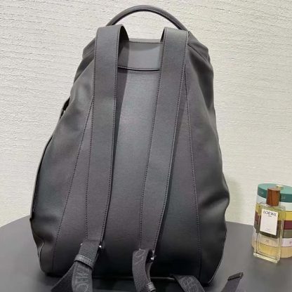 Loewe Unisex Flamenco Backpack in Shiny Supple Calfskin-Black - 图片 5