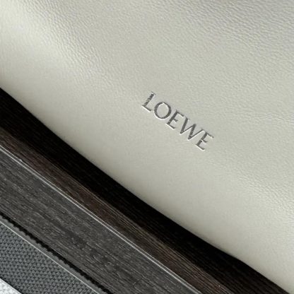 Loewe Unisex Mini Flamenco Purse Bag in Mellow Nappa Lambskin-Sea Salt - 图片 8