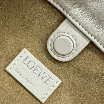 Loewe Unisex Mini Flamenco Purse Bag in Mellow Nappa Lambskin-Sea Salt - 图片 9