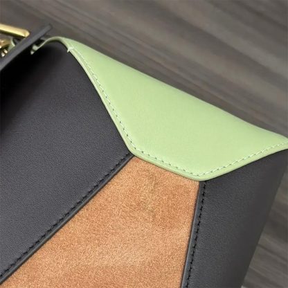 Loewe Unisex Small Puzzle Bag in Classic Calfskin and Suede 0011183845 - 图片 7