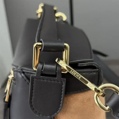 Loewe Unisex Small Puzzle Bag in Classic Calfskin and Suede 0011183845 - 图片 6