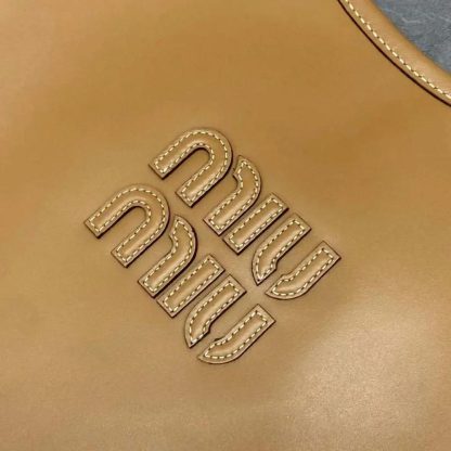 Miu Miu Women IVY Leather Bag-Brown 5BG231_2CRW_F0046_V_MLN - 图片 6