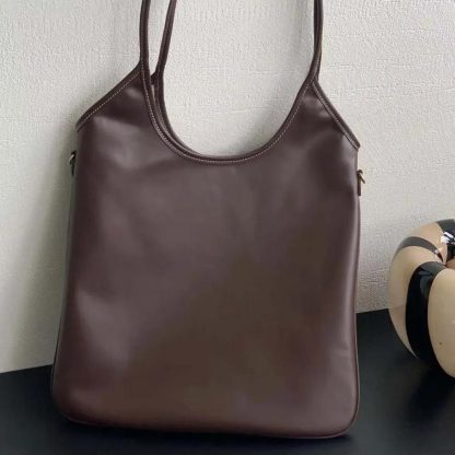 Miu Miu Women IVY Leather Bag-Chocolate 5BG231_2CRW_F0NBL_V_MLN - 图片 3