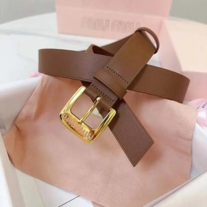 Miu Miu Women Nappa Leather Belt 5CC545EFXF0316 - 图片 2