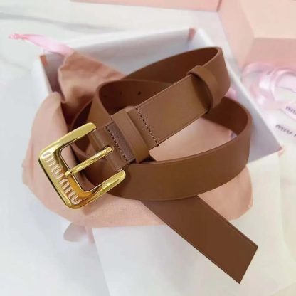 Miu Miu Women Nappa Leather Belt 5CC545EFXF0316 - 图片 3