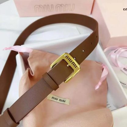 Miu Miu Women Nappa Leather Belt 5CC545EFXF0316 - 图片 7