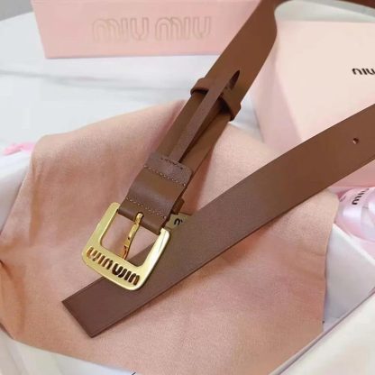 Miu Miu Women Nappa Leather Belt 5CC545EFXF0316 - 图片 6