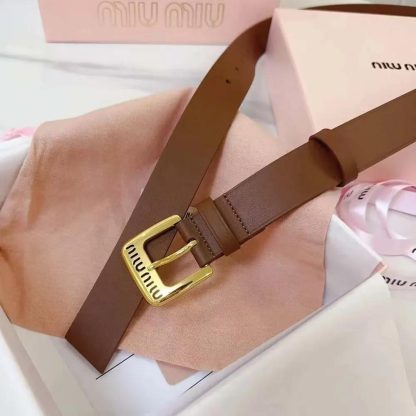 Miu Miu Women Nappa Leather Belt 5CC545EFXF0316 - 图片 5