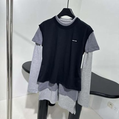 Miu Miu Women Set of 3 Jersey T-shirts MJE15137EF04AESOOO - 图片 3