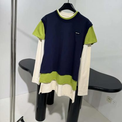 Miu Miu Women Set of 3 Jersey T-shirts MJE15137EF04AFSOOO - 图片 3