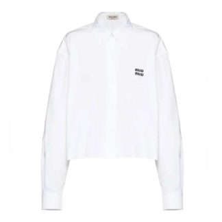 Miu Miu Women Striped Cotton Shirt MK1659_14BC_F0X24_S_OOO