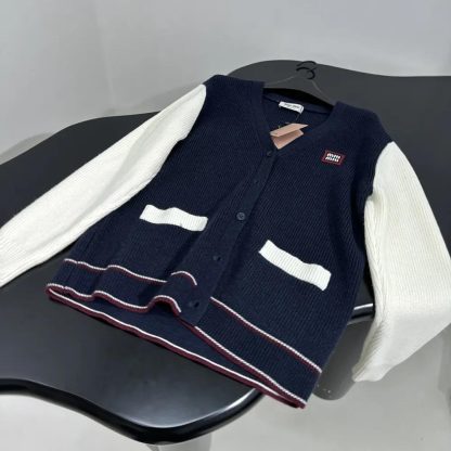 Miu Miu Women Wool and Cashmere Cardigan MMF933 - 图片 7