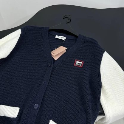 Miu Miu Women Wool and Cashmere Cardigan MMF933 - 图片 10
