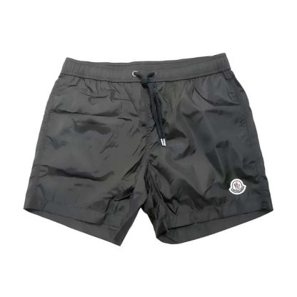 Moncler Men Swim Shorts Crafted from Technical Nylon-Black