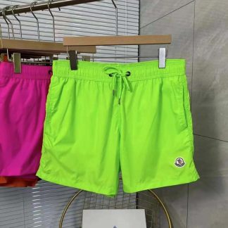 Moncler Men Swim Shorts Crafted from Technical Nylon-Green