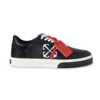 Off-White Unisex BlackWhite Leather Vulcanized OMIA293C99LEA0011001