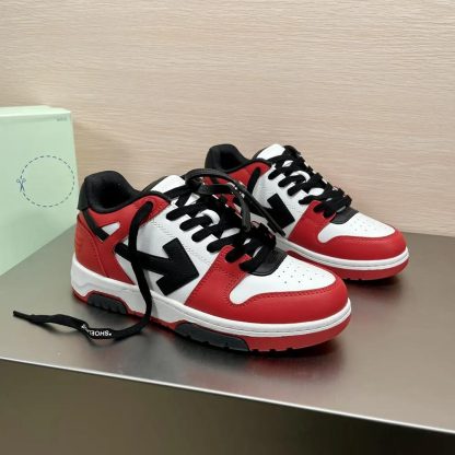Off-White Unisex Out Of Office-BlackRed OMIA189S22LEA0012510 - 图片 4