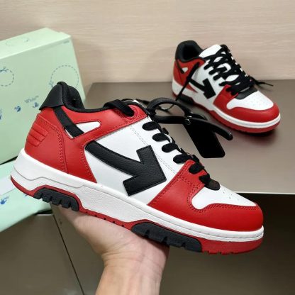 Off-White Unisex Out Of Office-BlackRed OMIA189S22LEA0012510 - 图片 5