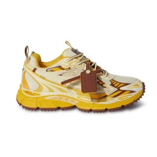 Off-White Unisex Ow Be Right Back Sneakers-Yellow OMIA295F24FAB002200A