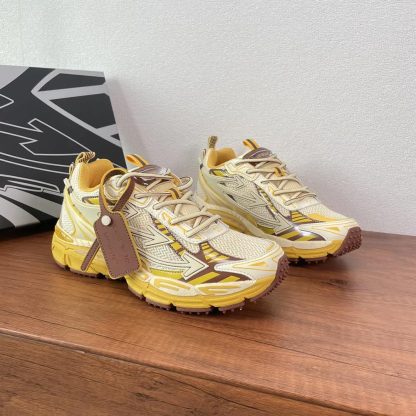 Off-White Unisex Ow Be Right Back Sneakers-Yellow OMIA295F24FAB002200A - 图片 4