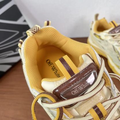 Off-White Unisex Ow Be Right Back Sneakers-Yellow OMIA295F24FAB002200A - 图片 10