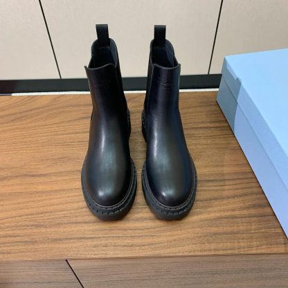 Prada Men Leather Chelsea Boots-Black 1T744N - 图片 2
