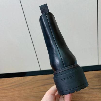 Prada Men Leather Chelsea Boots-Black 1T744N - 图片 9