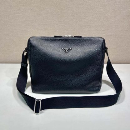 Prada Men Leather Shoulder Bag-Black 2VH1822BBE - 图片 4