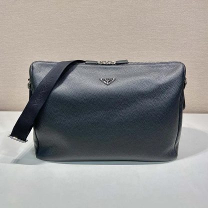Prada Men Leather Shoulder Bag-Black 2VH1852BBE - 图片 3