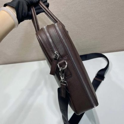Prada Men Saffiano Leather Briefcase 2VE0229Z2 - 图片 7
