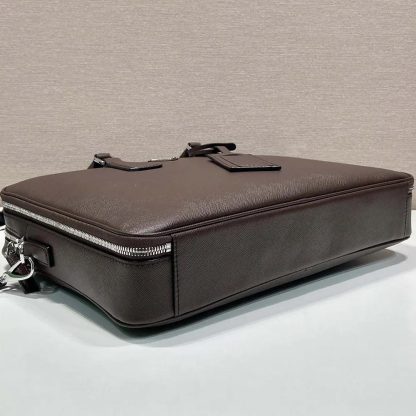 Prada Men Saffiano Leather Briefcase 2VE0229Z2 - 图片 8