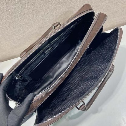 Prada Men Saffiano Leather Briefcase 2VE0229Z2 - 图片 9