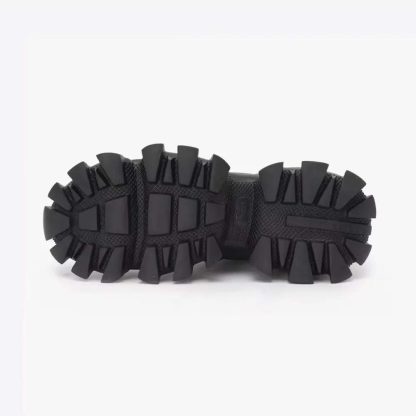 Prada Unisex Cloudbust Thunder Sequin Lug-Sole Sneakers-Black - 图片 9