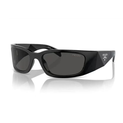 Prada Unisex Sunglasses with Triangle Logo-Black