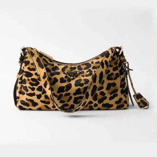 Prada Women Aimèe Medium Printed Leather Shoulder Bag 1BC229
