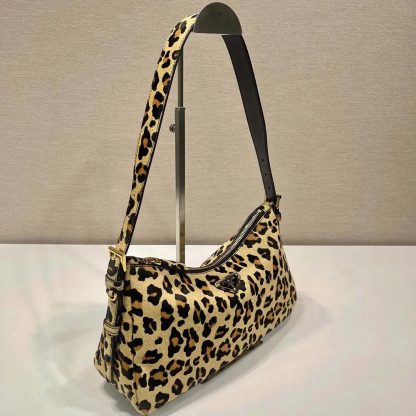Prada Women Aimèe Medium Printed Leather Shoulder Bag 1BC229 - 图片 4