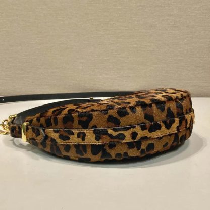 Prada Women Arqué Printed Leather Shoulder Bag 1BC194 - 图片 7