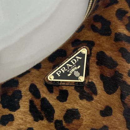 Prada Women Arqué Printed Leather Shoulder Bag 1BC194 - 图片 8