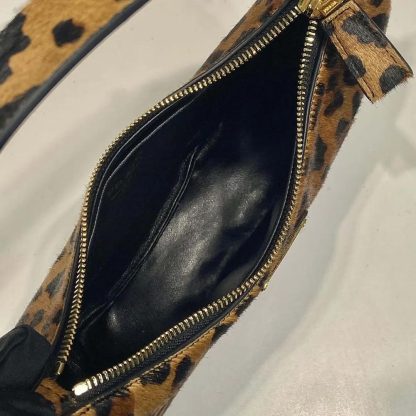 Prada Women Arqué Printed Leather Shoulder Bag 1BC194 - 图片 9