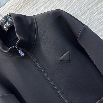 Prada Women Double Fleece High-neck Blouson 138634 - 图片 5