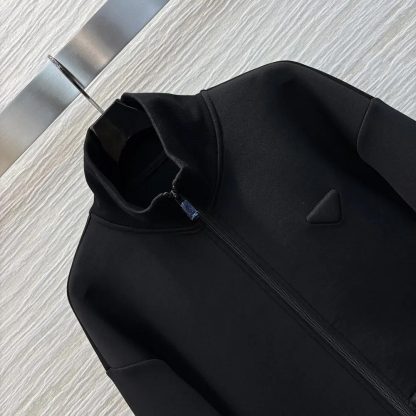 Prada Women Double Fleece High-neck Blouson 138634 - 图片 7