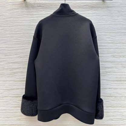 Prada Women Double Fleece High-neck Blouson 138634 - 图片 3