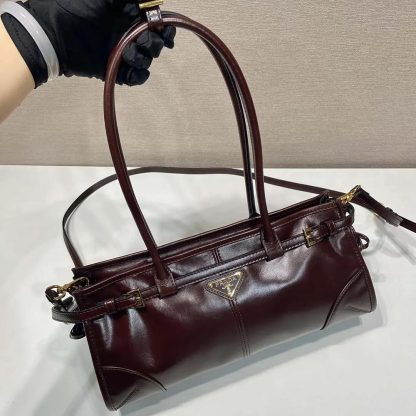 Prada Women Medium Leather Handbag 1BA4262CYR - 图片 4