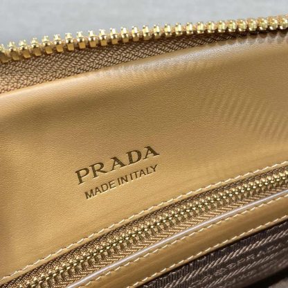 Prada Women Medium Saffiano Leather Bag-Brown 1BG537 - 图片 9