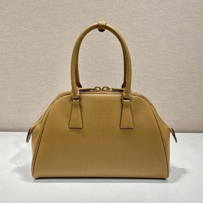 Prada Women Medium Saffiano Leather Bag-Brown 1BG537 - 图片 3