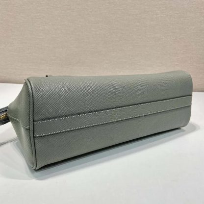 Prada Women Medium Saffiano Leather Bag-Gray - 图片 7