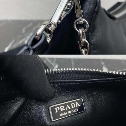 Prada Women Padded Nappa-leather Prada Re-Edition 2005 Shoulder Bag-Black - 图片 10