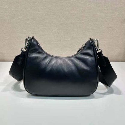 Prada Women Padded Nappa-leather Prada Re-Edition 2005 Shoulder Bag-Black - 图片 3